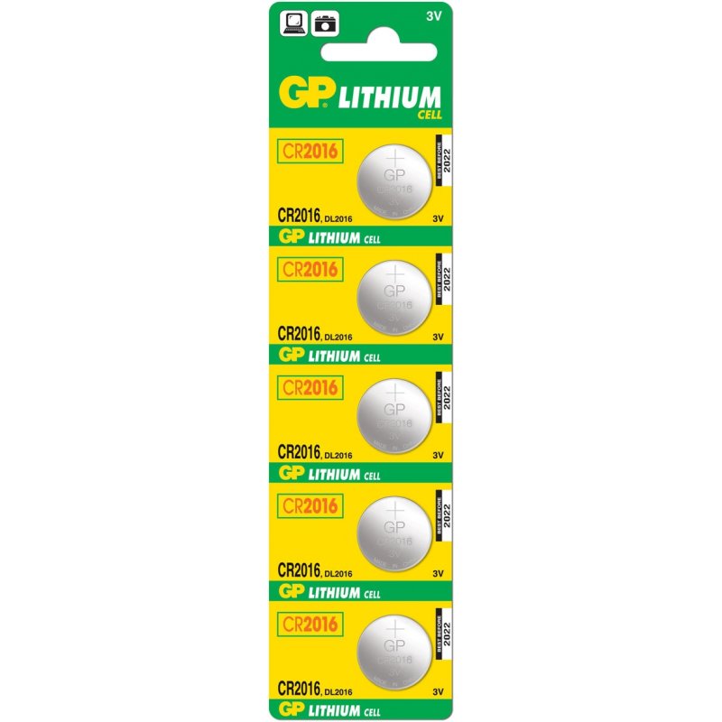 GP Batteries Lithium Cell CR2016 Batterie à usage unique