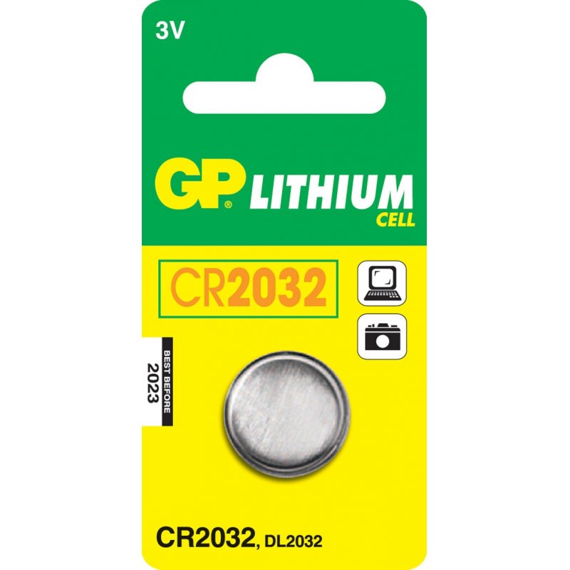 GP Batteries Lithium Cell CR2032 Batterie à usage unique