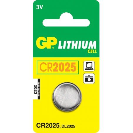 GP - Pack de 1 pile Lithium - CR2025