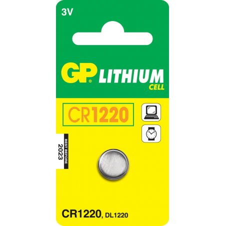 GP - Pack de 1 pile bouton Lithium - CR1220