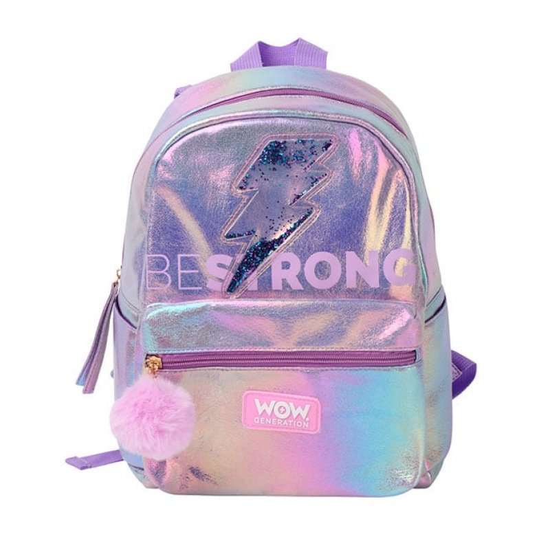 WOW Generation - Stroll Backpack 32 Cms Iridescent Lila (WOW00048-092)