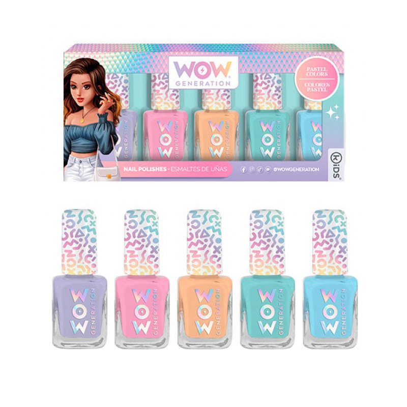 WOW Generation - Nail Polish Pack Of 5 Bottles (WOW00018-314-CDU)