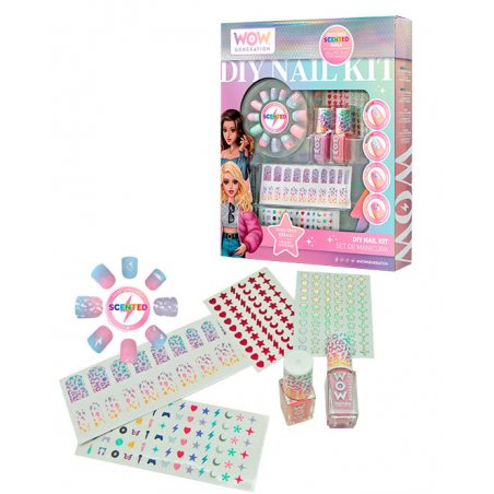 WOW Generation - Manicure Set With Scented Nails (WOW00017-314)