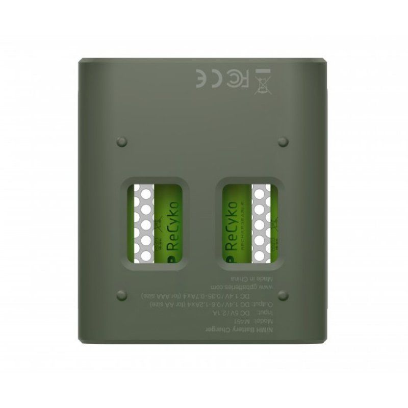 GP Batteries M451/100AAAHCE-2WB4 chargeur de batterie Pile domestique CC