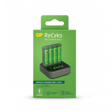 GP Batteries ReCyko B421 chargeur de batterie Pile domestique USB