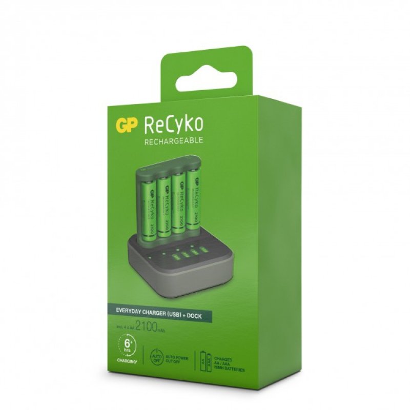GP Batteries ReCyko B421 battery charger Household battery USB