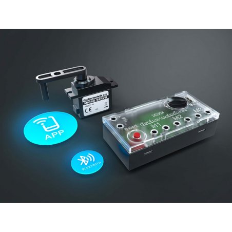 fischertechnik 563931 télécommande Bluetooth Smartphone, Tablette Appuyez sur les boutons, Rotatif