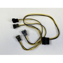 Phobya adaptor 4Pin Molex (12V) to 4x 4Pin PWM