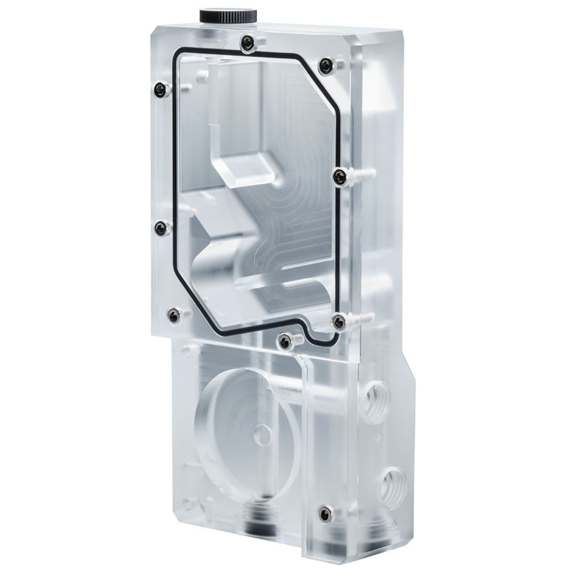 PHANTEKS R160C Reservoir - transparente Acryl-Backplate, DRGB-LED