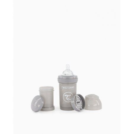 Twistshake - Anti-Colic Baby Bottle Pastel Grey 180 ml