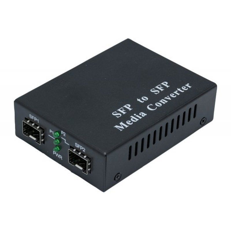 DUAL SPEED MEDIA CONVERTER 2 X SFP 1000M PORTS