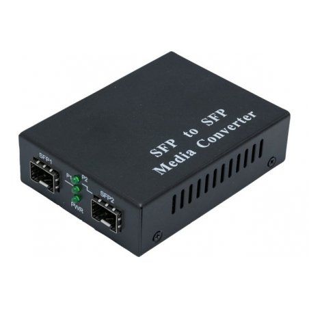 DUAL SPEED MEDIA CONVERTER 2 X SFP 1000M PORTS