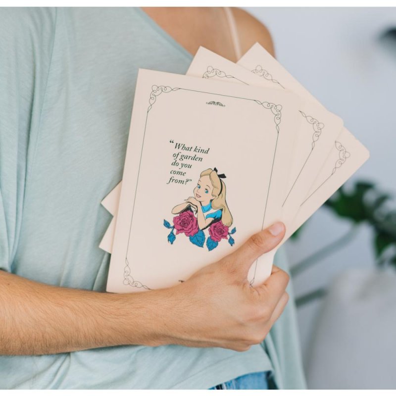 DISNEY - Alice - Pack de 3 Notebooks - Format A5