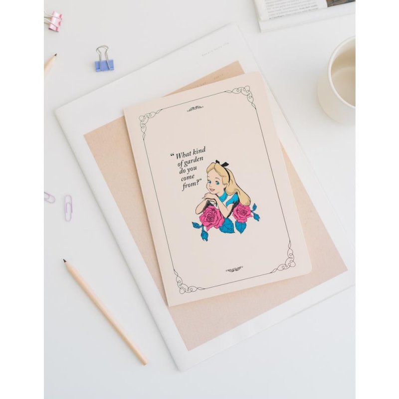 DISNEY - Alice - Pack de 3 Notebooks - Format A5