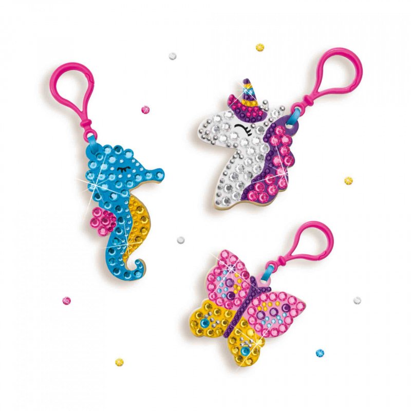 SES Creative - Diamond painting - Wooden keychains - (S14702)