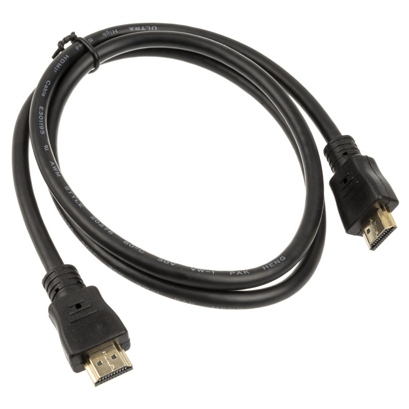 Akasa compatible 8K HDMI auf HDMI Kabel, 60Hz, schwarz - 1m
