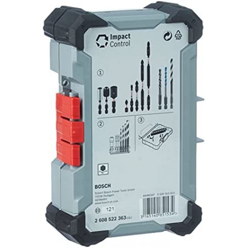 Impact Kassette Größe L (schwarz/rot, Leer)