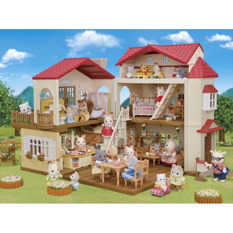 Sylvanian Families La grande maison éclairée et sa pièce secrète