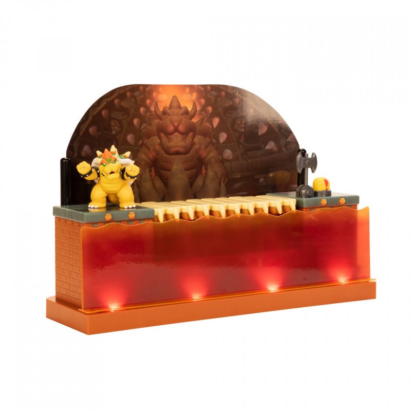 Super Mario - 2,5 Deluxe Bowser Battle Playset (418604)