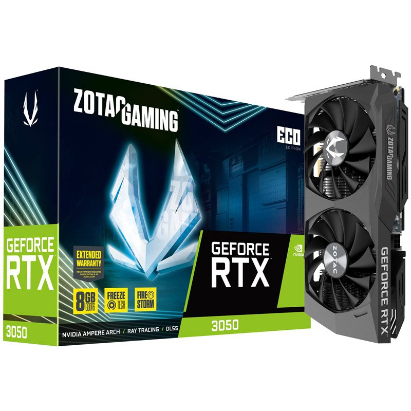 ZOTAC GAMING GeForce RTX 3050 ECO 8Go