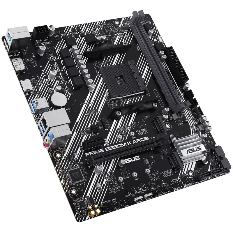 ASUS PRIME B550M-K ARGB AM4 2DDR4 microA