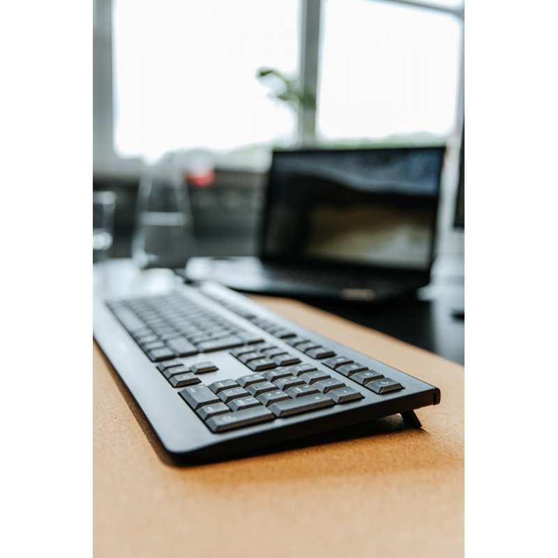 CHERRY KW 3000 clavier RF sans fil QWERTY Espagnole Noir