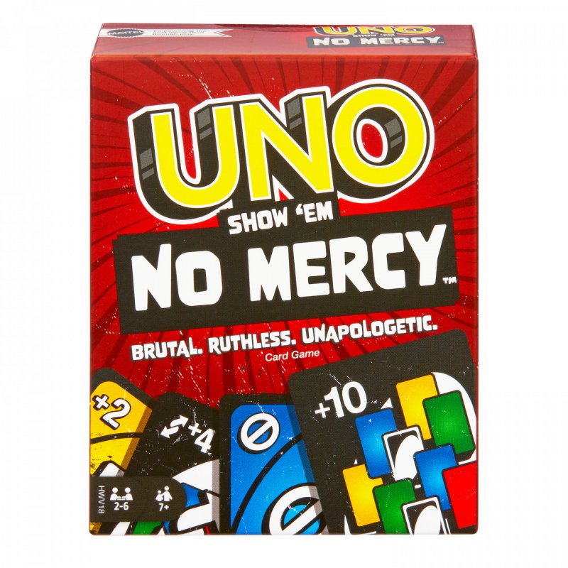 Games UNO Show 'em No Mercy Jeu de cartes Dépouillement