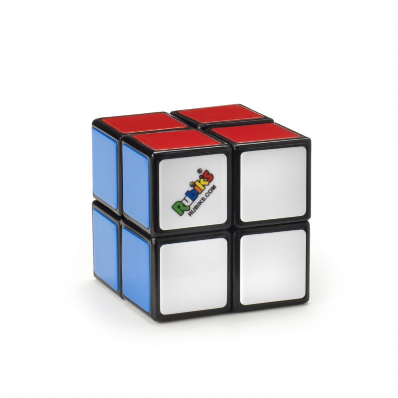 Spin Master Rubik’s Mini 2x2, 2x2 Classic Colour-Matching Puzzle, Pocket Size Brain-Teasing Puzzle Toy