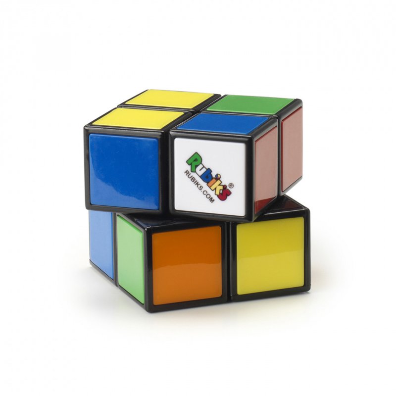 Spin Master Rubik’s Cube 2x2 - Jeu De Casse-Tête Coloré 2x2 - Puzzle 2x2 Original Correspondance Couleurs - Cube