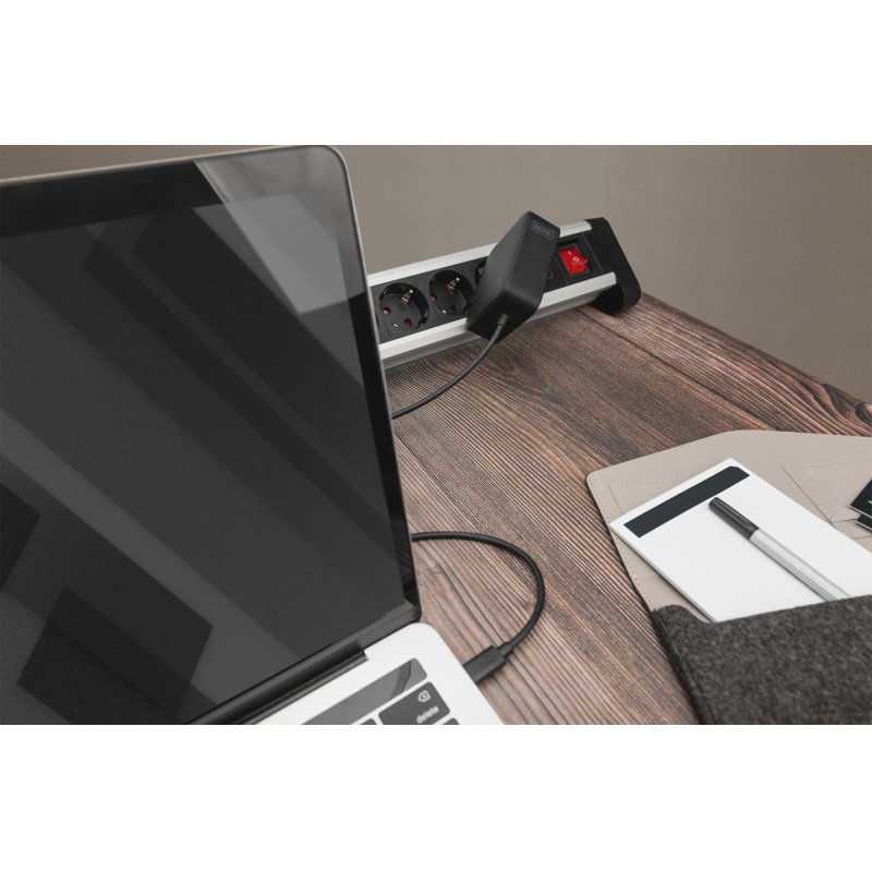 Digitus Chargeur pour ordinateur portable USB-C, 100W GaN