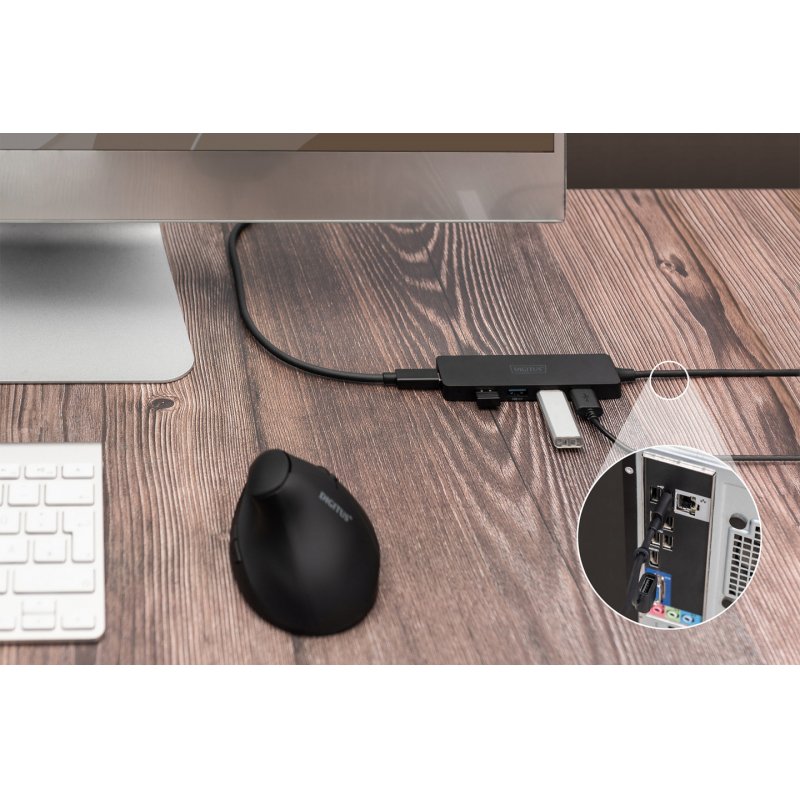 Switch Digitus USB 3.0 Hub 4-Port
