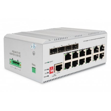 Digitus Industrial 8 4 L2 managed Gigabit Ethernet Switch