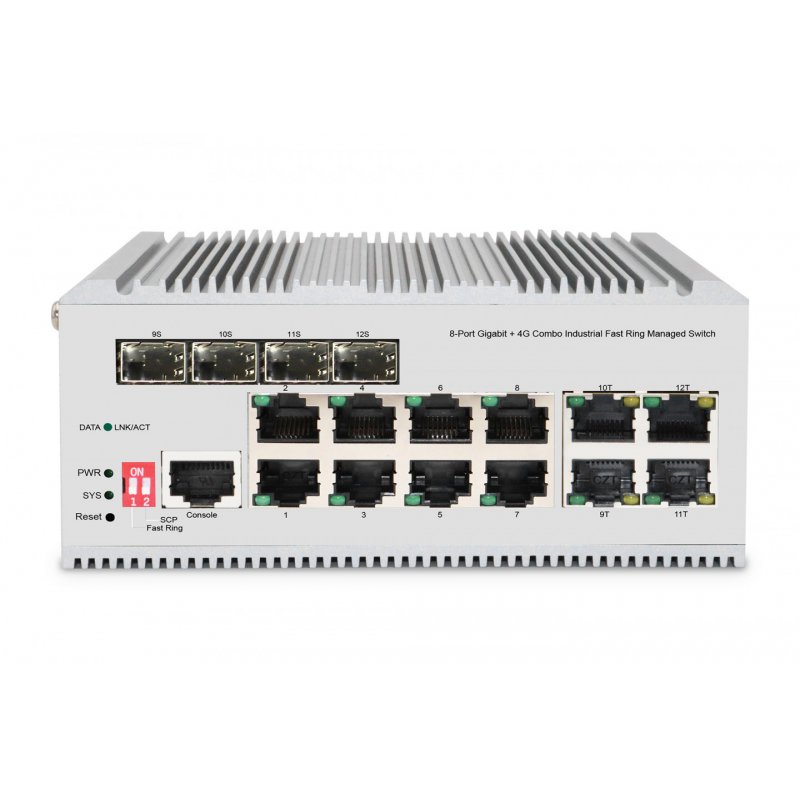 Switch Digitus Gigabit Ethernet Industrial 8 4