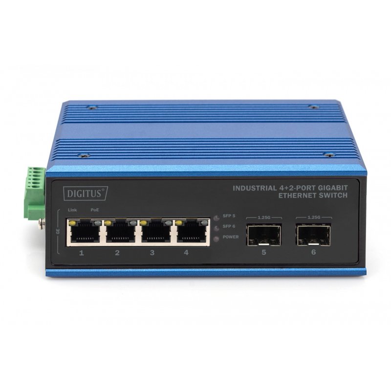 Digitus Commutateur industriel Gigabit Ethernet 4 2 ports