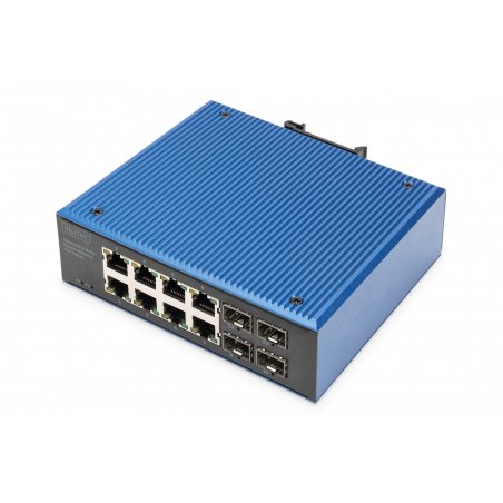 Switch Digitus Gigabit Ethernet PoE Industrial 8 4