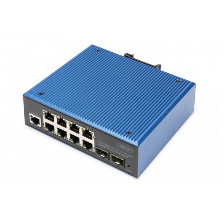 Digitus Industrial 8 2-Port L2 managed Gigabit Ethernet PoE Switch