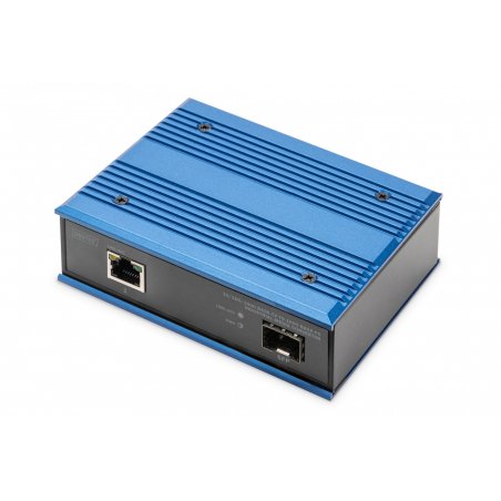 Digitus DN-652103-1 convertisseur de support réseau 1000 Mbit/s Multimode, Monomode Noir, Bleu