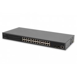 Digitus Commutateur PoE Gigabit Ethernet L2 Managed 24 ports