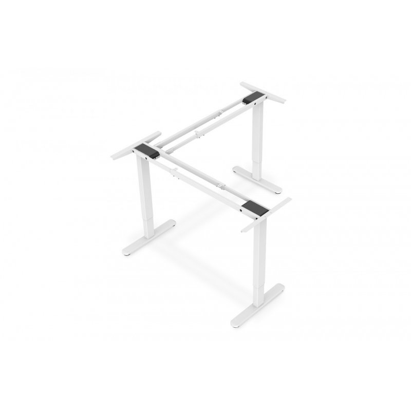 Ergonomic Digitus Tischgestell, 90° L-Form Weiß