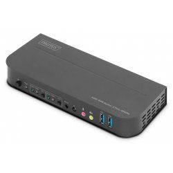 Digitus KVM Switch, 2x1 HDMI, HDMI Out,USB, 4Kx2K@60Hz
