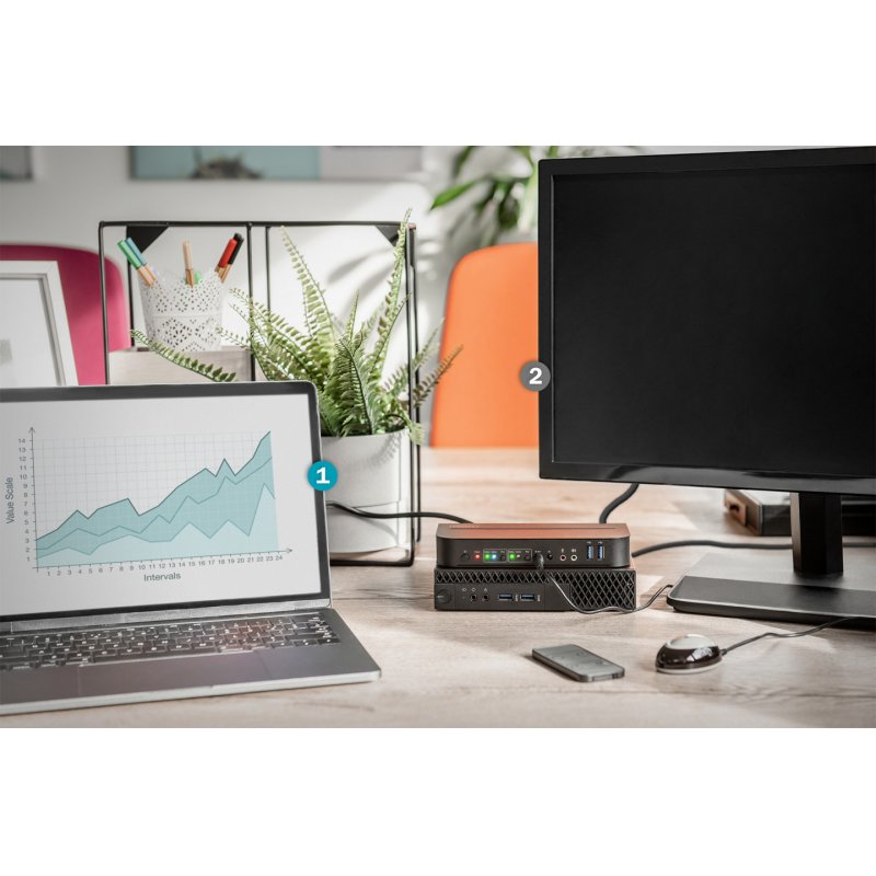 Digitus Commutateur KVM, 2x1, HDMI, HDMI Out, 4K2K / 60 Hz