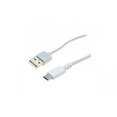 Essential USB to USB-C PD Cable (20cm) - White