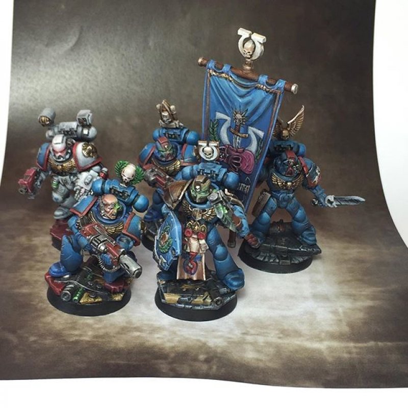 Warhammer 40k - Space Marines Primaris Capitaine avec Reacteur Dorsal