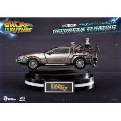 Back to the Future Statuette Egg Attack Floating Back to the Future II DeLorean Standard Version 20 cm