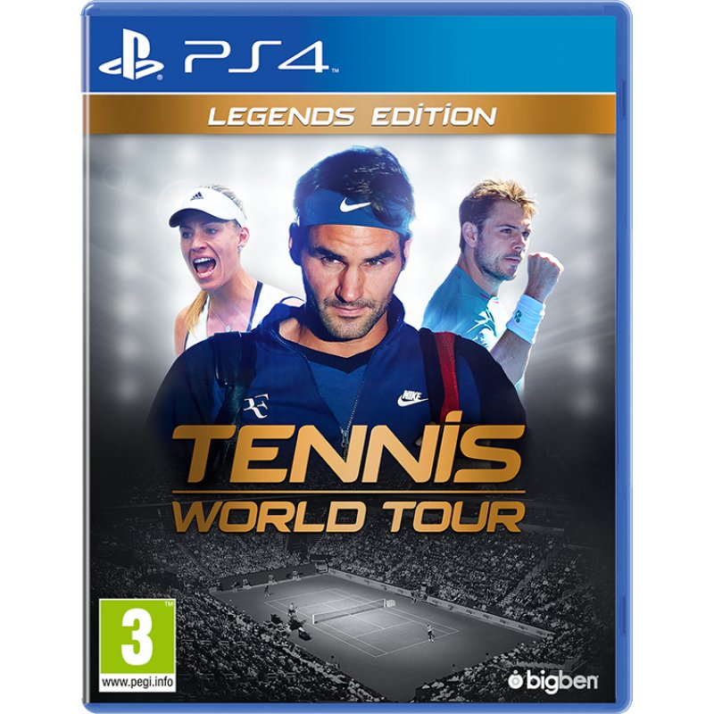 Bigben Interactive Tennis World Tour Legends Edition, PS4 Legendary PlayStation 4