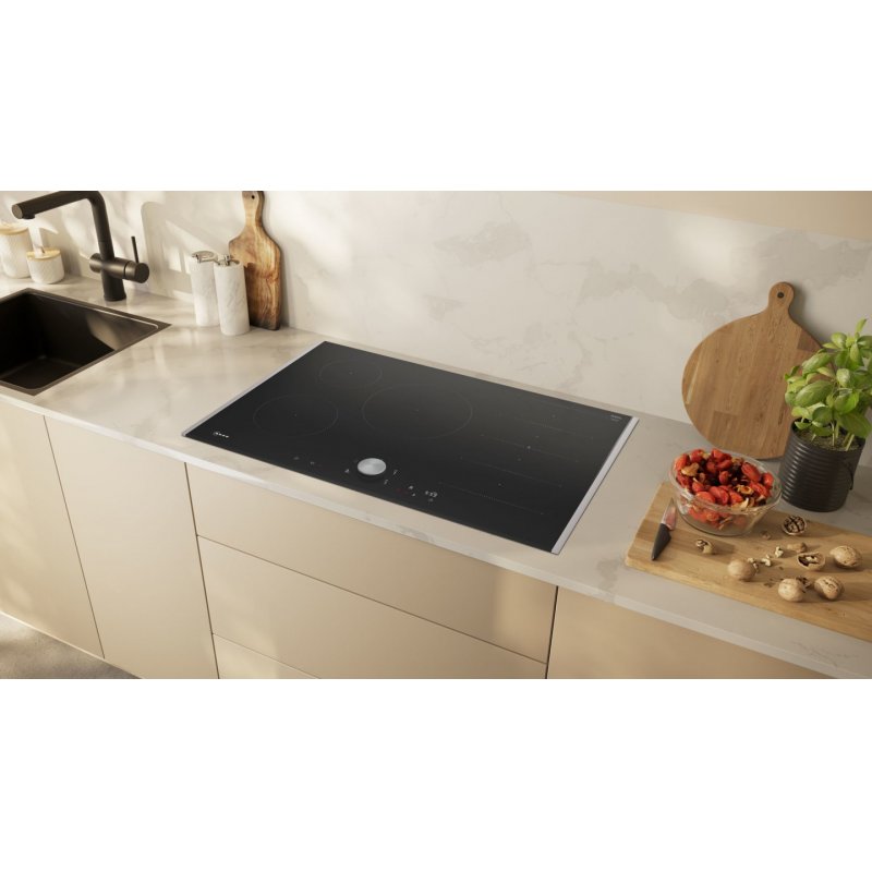 Neff N 90 Black Built-in 80 cm Zone induction hob 5 zone(s)