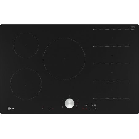 Neff T68PTV4L0 hob Black Built-in 80 cm Zone induction hob 5 zone(s)