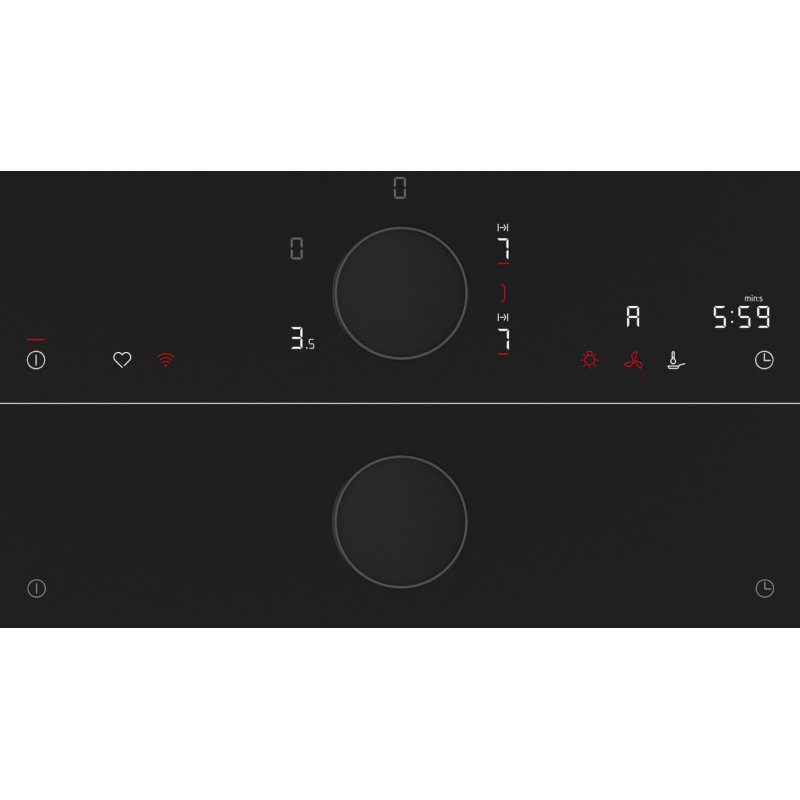 Neff T68PTV4L0 hob Black Built-in 80 cm Zone induction hob 5 zone(s)