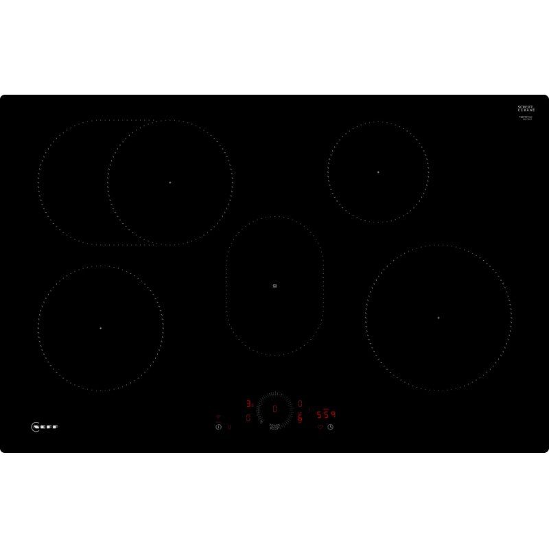 Neff T58PHF1L0 plaque Noir Intégré 80 cm Plaque avec zone à induction 4 zone(s)