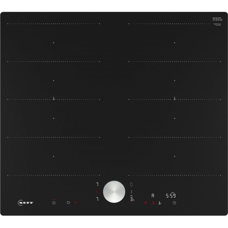 Neff T66PTX4L0 hob Black Built-in 60 cm Zone induction hob 4 zone(s)